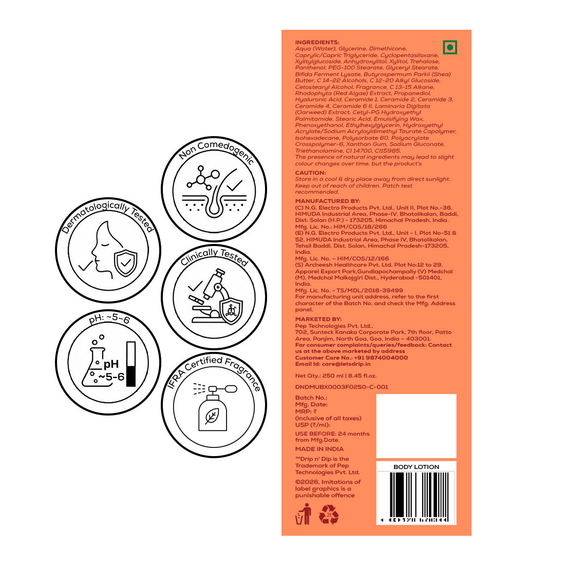 Biome Balance Body Milk Lotion - Morning Bloom