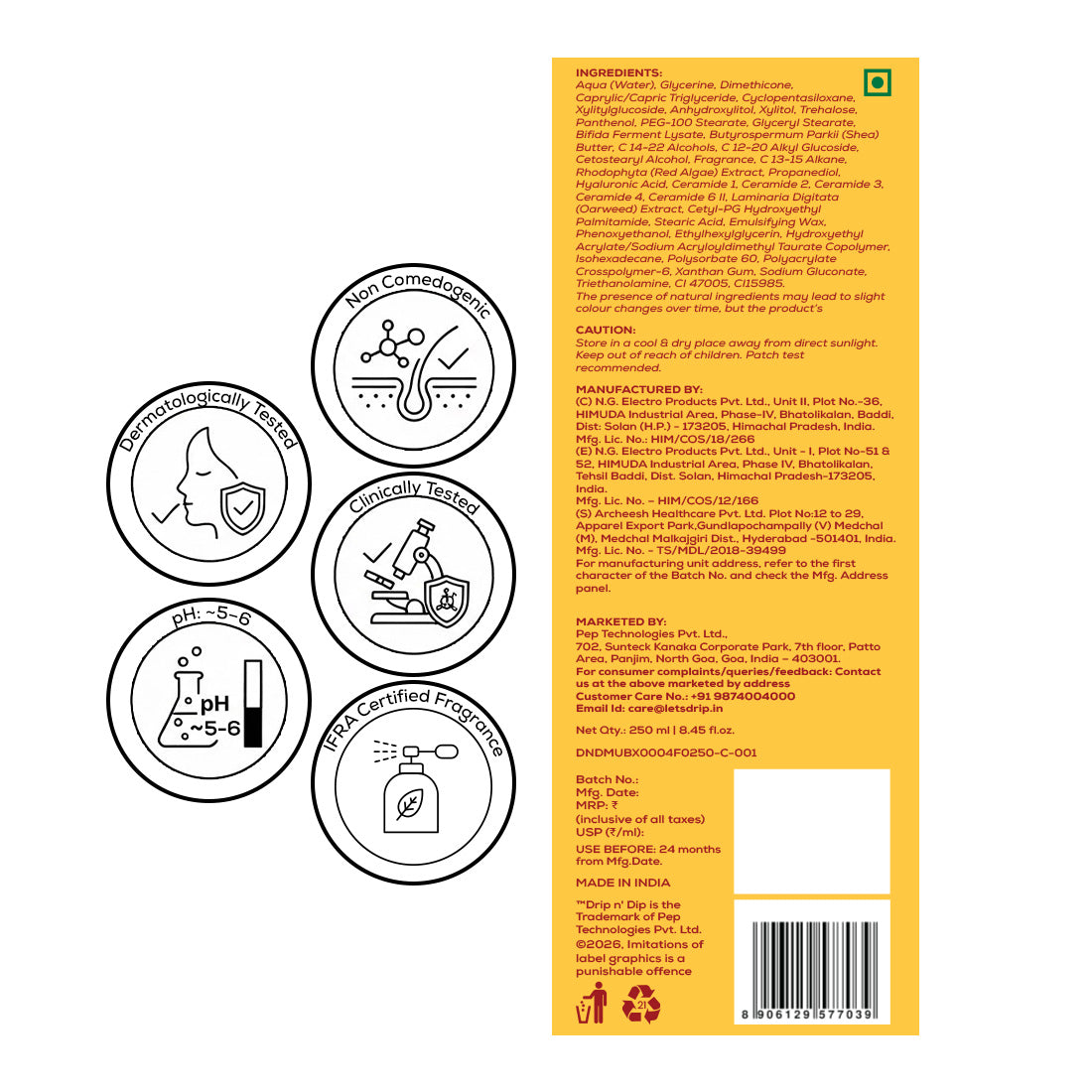 Biome Balance Body Milk Lotion - Bare Bergamot